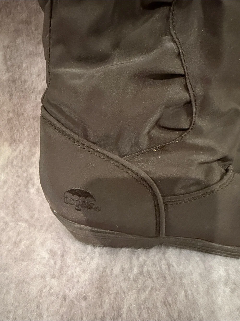 totes Brown Insulated Winter Mid-Calf Boots with Faux-Fur Collar